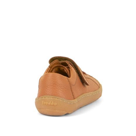 DETSKÉ BAREFOOT TENISKY ELASTIC COGNAC FRODDO G3130241-10 BROWN