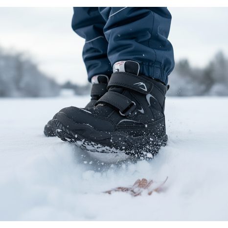 GHETE DE IARNĂ PENTRU COPII GLACIER GTX, SUPERFIT, 1-009221-0000, NEGRU