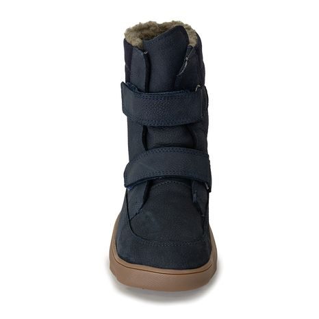 CHLAPECKÉ ZIMNÍ BAREFOOT BOTY ZERU TEX WINTER DARK BLUE, FRODDO, G3160240, TMAVĚ MODRÁ