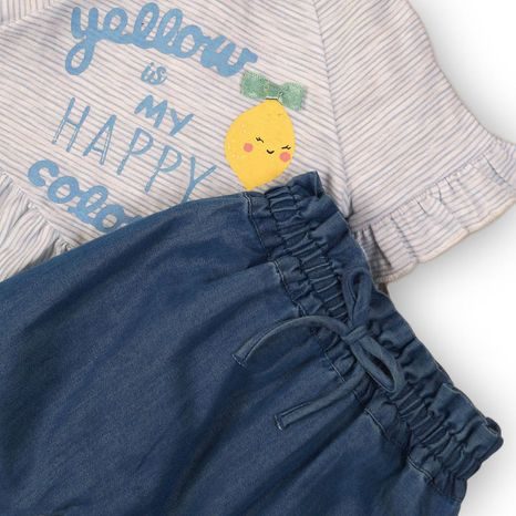 KOJENECKÝ SET DÍVČÍ, MINOTI, LEMON 1, HOLKA