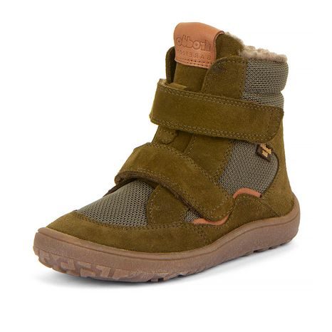 DĚTSKÉ ZIMNÍ BAREFOOT BOTY TEX WINTER OLIVE, FRODDO, G3160233-2, OLIVOVÁ