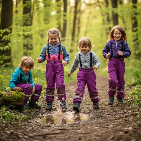 KALHOTY SPORTOVNÍ OUTDOOR, PIDILIDI, PD955, FIALOVÁ