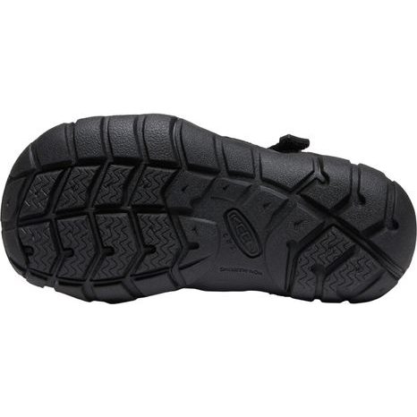 DĚTSKÉ SANDÁLY SEACAMP II CNX BLACK/GREY, KEEN, 1027412/1027418, ČERNÁ