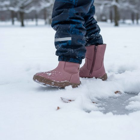 LÁNYOK TÉLI MEZÍTLÁBAS CSIZMA ZERU TEX BOOT DARK PINK, FRODDO, G3160242-3, RÓZSASZÍN