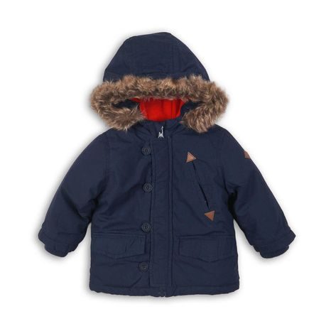 Kabát chlapčenským zimné "Parka", Minoti, BAY 2, modrá
