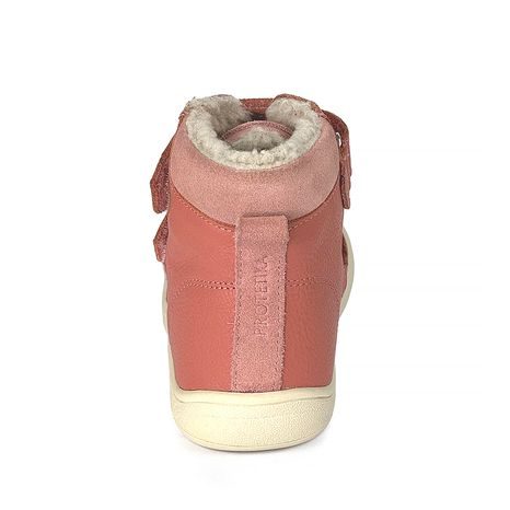 DÍVČÍ ZIMNÍ BAREFOOT BOTY PRO-TEX PROTETIKA - BEKA KORAL