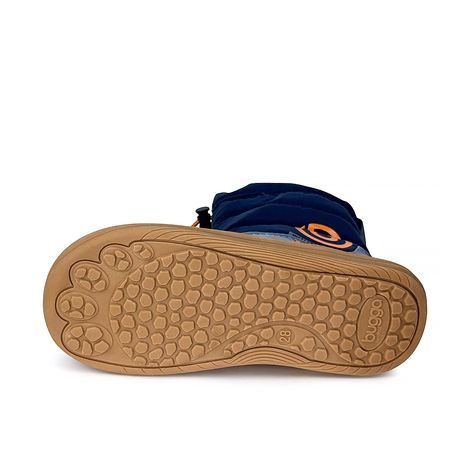 CHLAPECKÉ ZIMNÍ BAREFOOT BOTY S MEMBRÁNOU BUGGA RUBA BLUE B00197-04