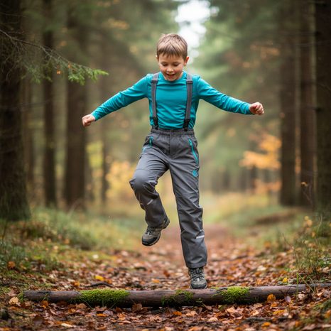 KALHOTY SPORTOVNÍ OUTDOOROVÉ - BEZ PODŠÍVKY, PIDILIDI, PD1108-09, ŠEDÁ