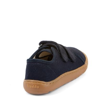 CHLAPČENSKÉ PLÁTENÉ BAREFOOT TENISKY CANVAS DARK BLUE FRODDO G1700440-2