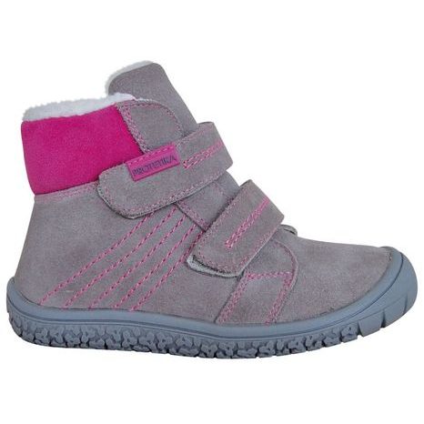 OBUV DETSKÁ ZIMNÁ BAREFOOT S PROTEX MEMBRÁNOU ARTIK GREY, PROTETIKA, ŠEDÁ