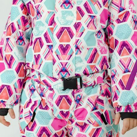 DIEVČENSKÁ LYŽIARSKA KOMBINÉZA DUGA, PIDILIDI, PD1151-01, RUŽOVÁ