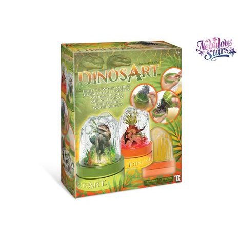 DinosArt om de zăpadă luminat cu dinozaur, Nebulous Stars, W021590