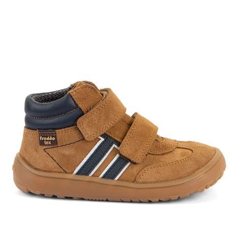 CHLAPČENSKÉ CELOROČNÉ ČLENKOVÉ BAREFOOT TOPÁNKY F-MOTION TEX COGNAC FRODDO G3110285-18