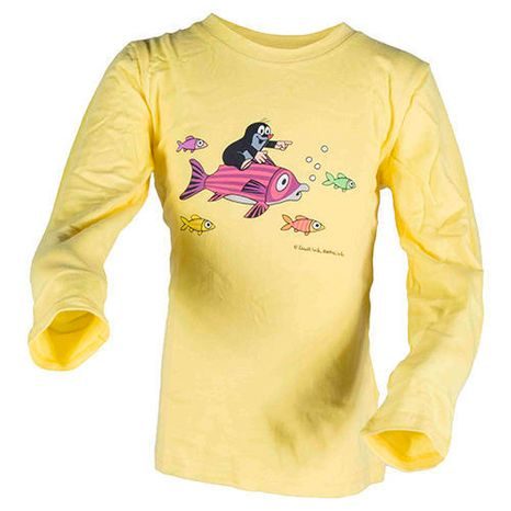 tričko dievčenské KRTKO FISH, Pidilidi, 2016, žlutá 