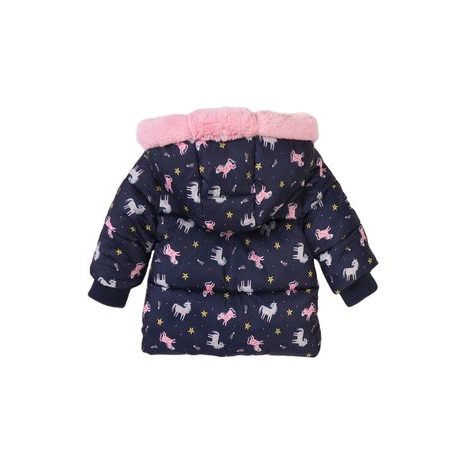 BUNDA DÍVČÍ PUFFA, MINOTI, MAGICAL 1, MODRÁ