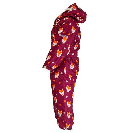 OVERAL ZIMNÍ DÍVČÍ S KOŽÍŠKEM, PIDILIDI, PD1142-16, VÍNOVÁ