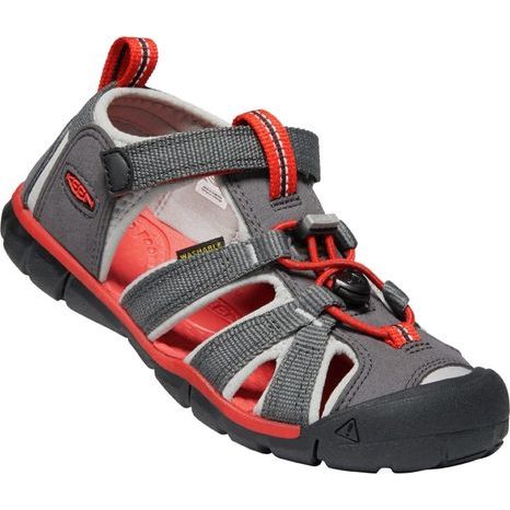 Detské sandále SEACAMP II CNX magnet/drizzle, Keen, 1022985, sivá 
