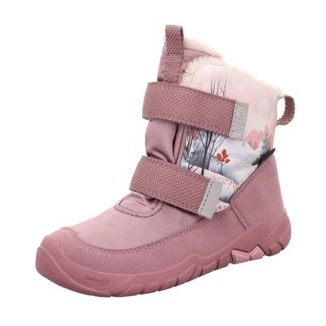 DÍVČÍ ZIMNÍ BOTY BAREFIT TRACE PURPLE/PINK GORE-TEX, SUPERFIT , 1-006039-8500, FIALOVÁ