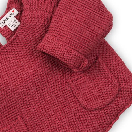 SVETER DIEVČENSKÝ S VRECKAMI, MINOTI, BIRDCAGE 3, ČERVENÁ