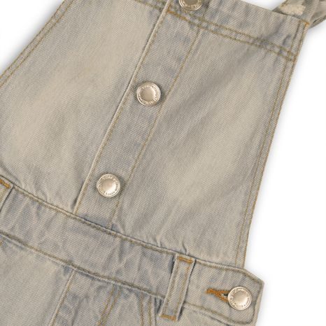 PANTALONI SCURȚI PENTRU FETE CU DANTELĂ - DENIM UȘOR, MINOTI, SHELL 8, ALBASTRU DESCHIS