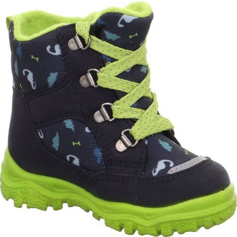 CHLAPČENSKÉ ZIMNÉ TOPÁNKY HUSKY1 BLUE/LIGHT GREEN GORE-TEX, SUPERFIT,1-006046-8000