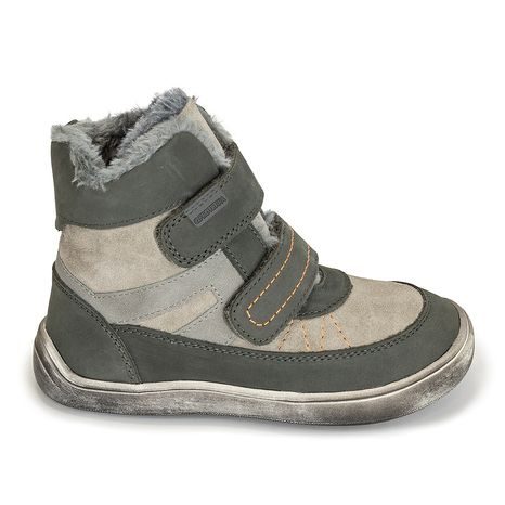 Băieți cizme de iarnă Barefoot RODRIGO GREY, Protezare, gri
