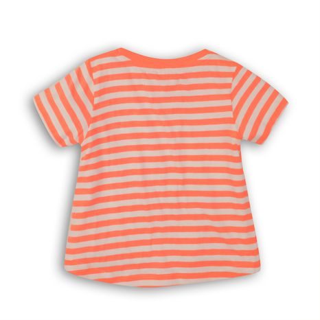TRIČKO DÍVČÍ S KRÁTKÝM RUKÁVEM, MINOTI, 2SLUBT18, ORANŽOVÁ