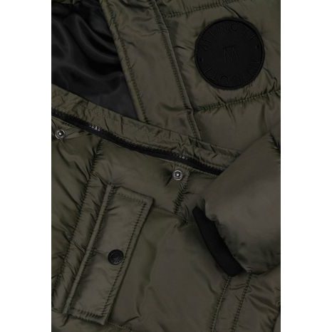 PALTON DIN NAILON PENTRU BĂIEȚI PUFFA, MINOTI, 11COAT 10, KAKI