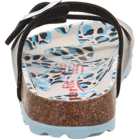 CHLAPECKÉ KORKOVÉ PANTOFLE SUPERFIT FOOTBAD BLACK/MULTICOLORED 1-800111-0070