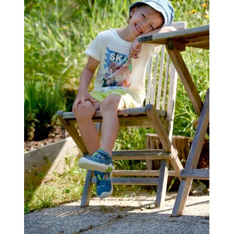 CHLAPECKÉ BAREFIT SANDÁLY TRACE BLUE/LIGHT GREEN SUPERFIT 1-006029-8000 MODRÁ