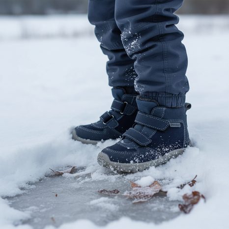 CHLAPECKÉ ZIMNÍ BOTIČKY LANZ, RICOSTA, 36346-176, MODRÁ