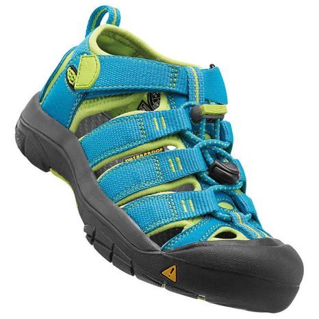 Dětské sandály NEWPORT, hawaiian blue/green glow, Keen, 1012314, modrá