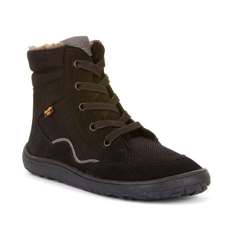 Dětské zimní barefoot boty TEX WOOL GROW Black, Froddo, G3160234-4, černá