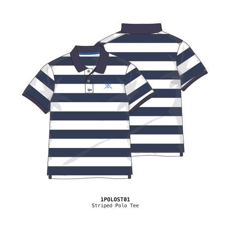 Tricou pentru băieți POLO cu mânecă scurtă, Minoti, 1,ST 1, albastru închis