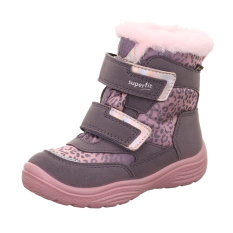 DIEVČENSKÉ ZIMNÉ TOPÁNKY CRYSTAL PURPLE/PINK GTX SUPERFIT 1-009091-8530