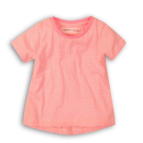 Tricou pentru fete cu mânecă scurtă, Minoti, 2SLUBT11, roz