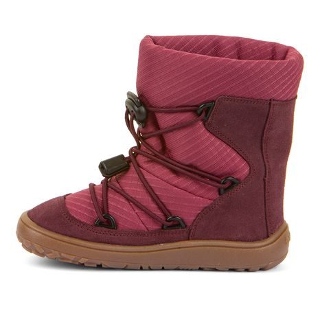 GHETE BAREFOOT DE IARNĂ PENTRU FETE TEX TRACK WOOL BORDEAUX FRODDO G3160251-6