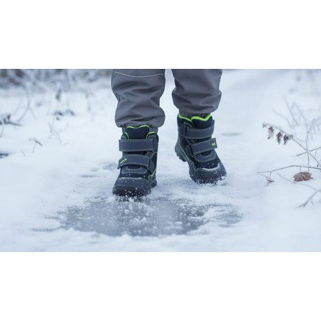 ZIMNÍ BOTY SNOWCAT GTX, SUPERFIT, 1-000024-8000, TMAVĚ MODRÁ