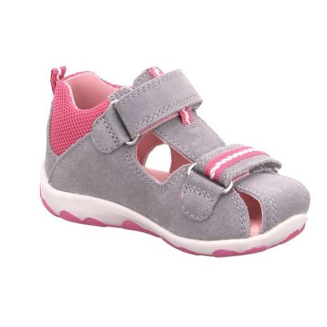 DÍVČÍ SANDÁLY FANNI, SUPERFIT, 0-600036-2500, ŠEDÁ