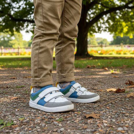 CHLAPECKÉ BAREFOOT TEXTILNÍ TENISKY LOOP DENIM+ FRODDO G3130282-9