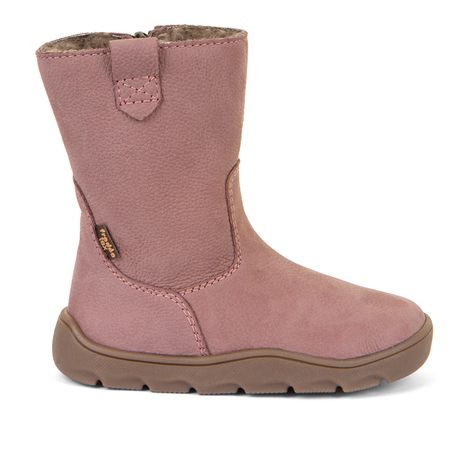 DÍVČÍ ZIMNÍ BAREFOOT KOZAČKY  ZERU TEX BOOT DARK PINK G3160257-3
