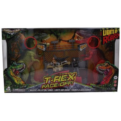 Jurassic Clash Dino souboj T-REX 32 cm, Jurassic Clash, W013846