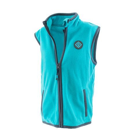 DETSKÁ FLEECOVÁ VESTA, PIDILIDI, PD1120-15, TYRKYSOVÁ