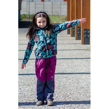 MIKINA MICROFLEEZOVÁ SE STOJÁČKEM PROPÍNACÍ, PIDILIDI, PD1068-02, KLUK