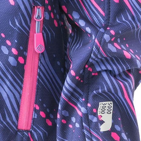 BUNDA SOFTSHELLOVÁ DÍVČÍ S KAPUCÍ, PIDILIDI, PD1102-01, RŮŽOVÁ