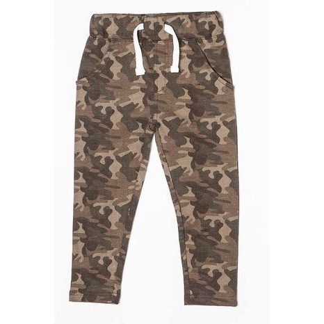 Pantaloni de camuflaj pentru băieți, Minoti, DINO 9, verde 