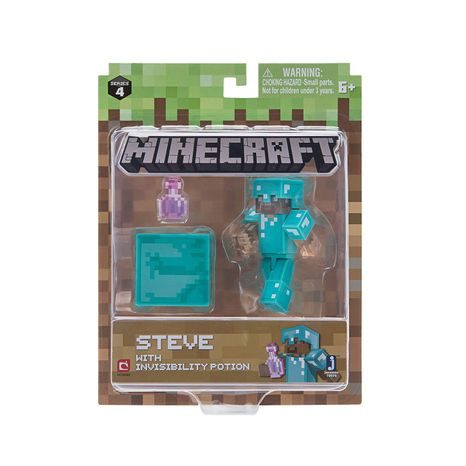 Minecraft figúrka Steve s elixírom neviditeľnosti, W004239