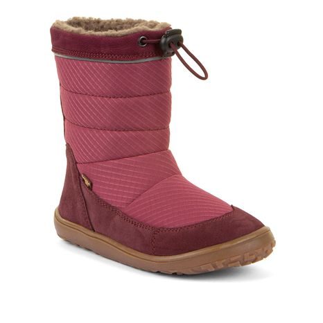 DÍVČÍ ZIMNÍ BAREFOOT SNĚHULE UP TEX SNOW WOOL BORDEAUX  G3160249-4