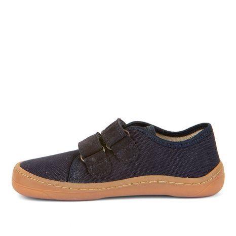 DĚTSKÉ BAREFOOT TENISKY CANVAS DARK BLUE FRODDO G1700379-8 MODRÁ