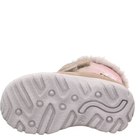 DÍVČÍ ZIMNÍ BOTY HUSKY+ BEIGE/PINK SUPERFIT 1-006061-4000